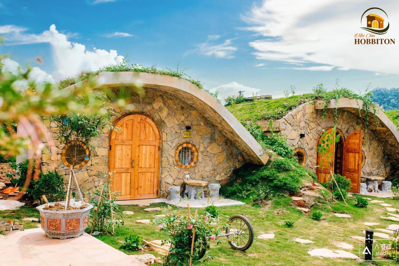 Moc Chau Hobbiton Acomodação com café da manhã Exterior foto