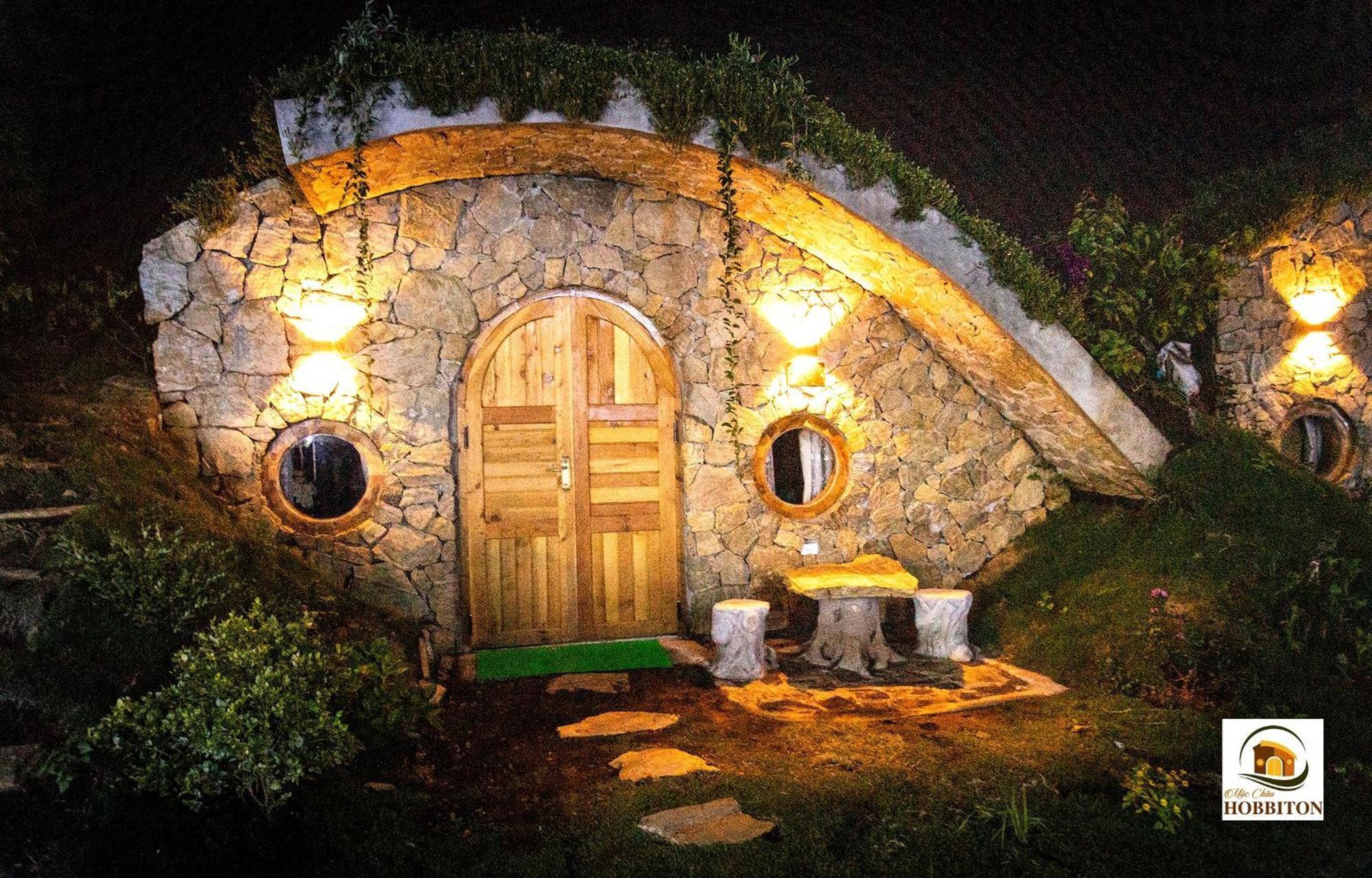 Moc Chau Hobbiton Acomodação com café da manhã Exterior foto
